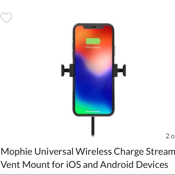 Mophie Wireless Charging Auto Vent Mount for Smartphones - Picture 5 of 9